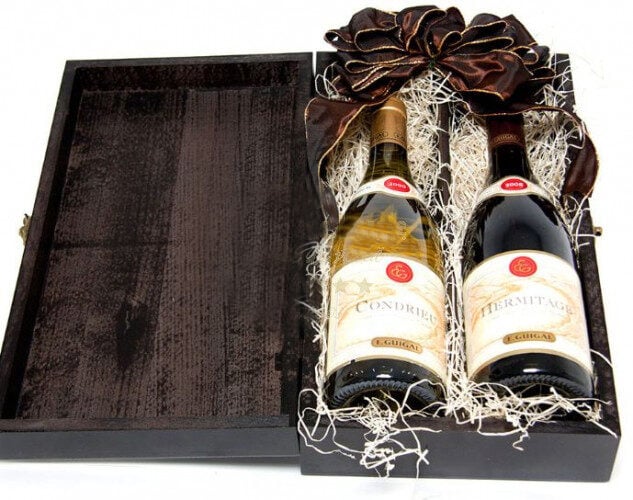 2 Bottles Of Wine, Gifts To Romania