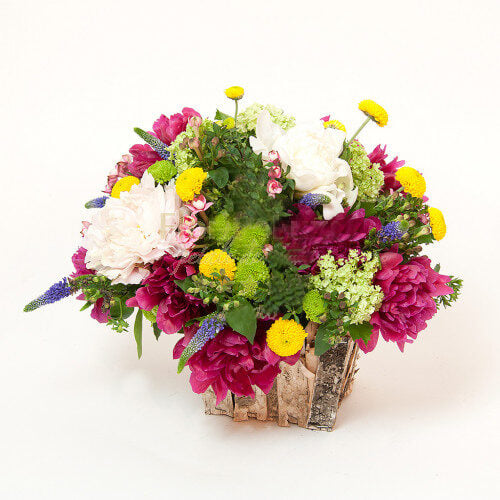 Scented Peony Basket