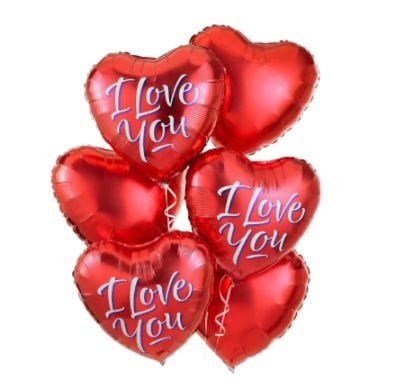 Love And Hearts Balloons