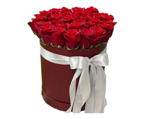 29 Red Roses In Box