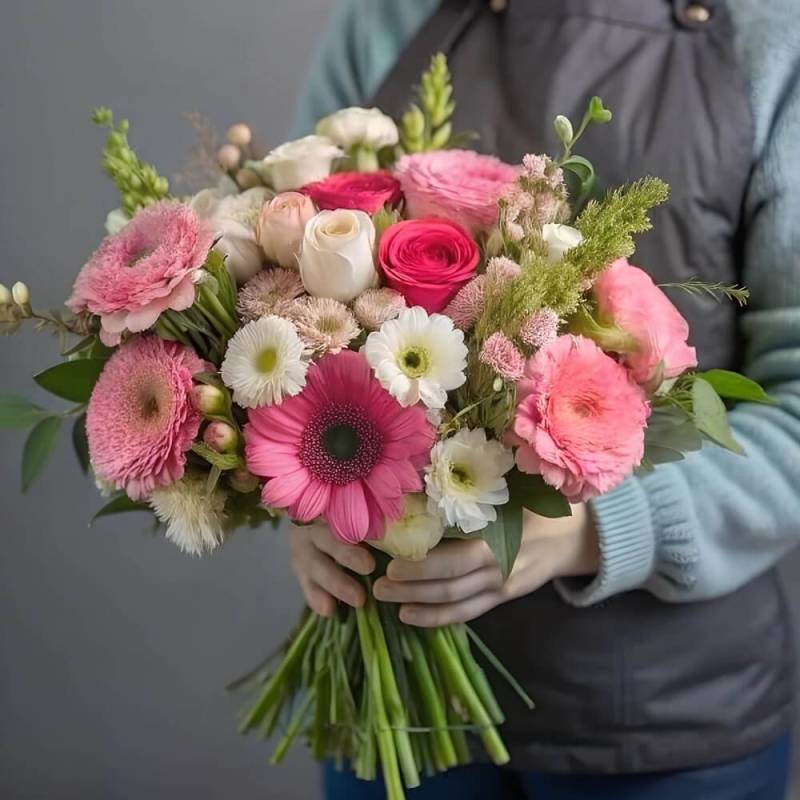 Pink & White Florist Choice (Regular)