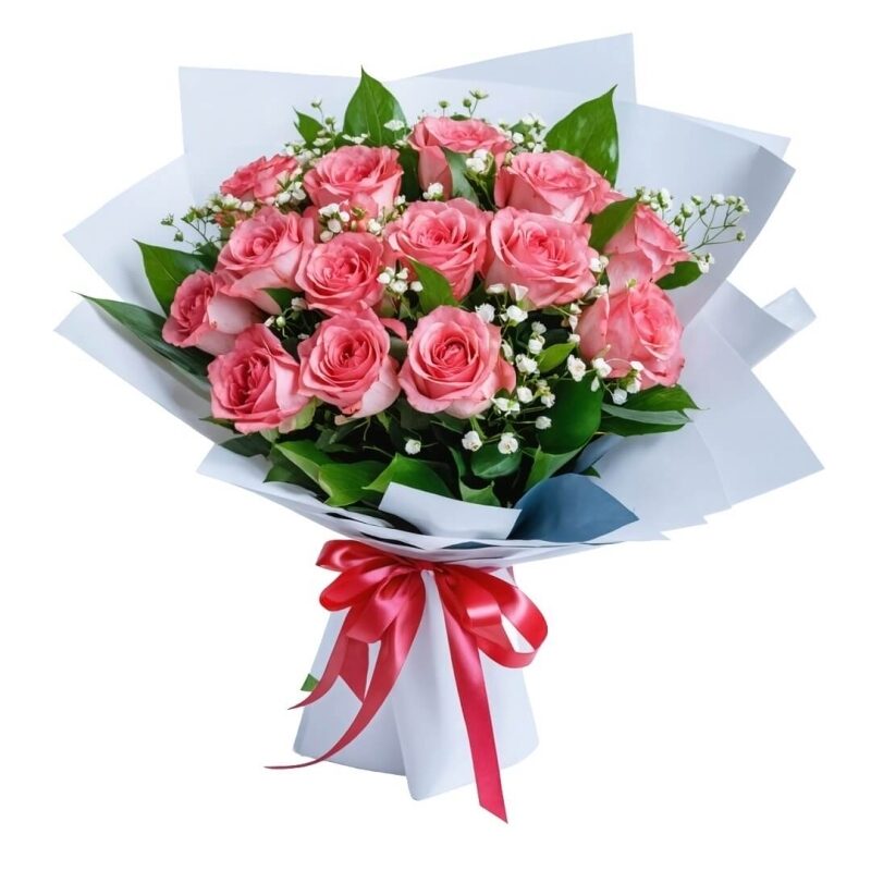 15 Pink Roses (Regular)