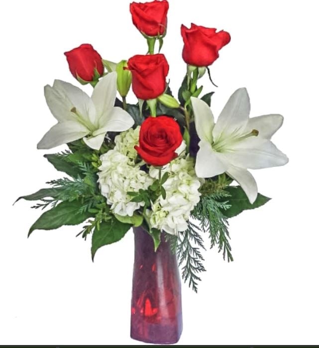 Roses And Lilies