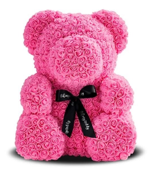 Pink Roses Teddy Bear