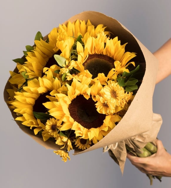 Bouquet of Sunflowers and Margaritas