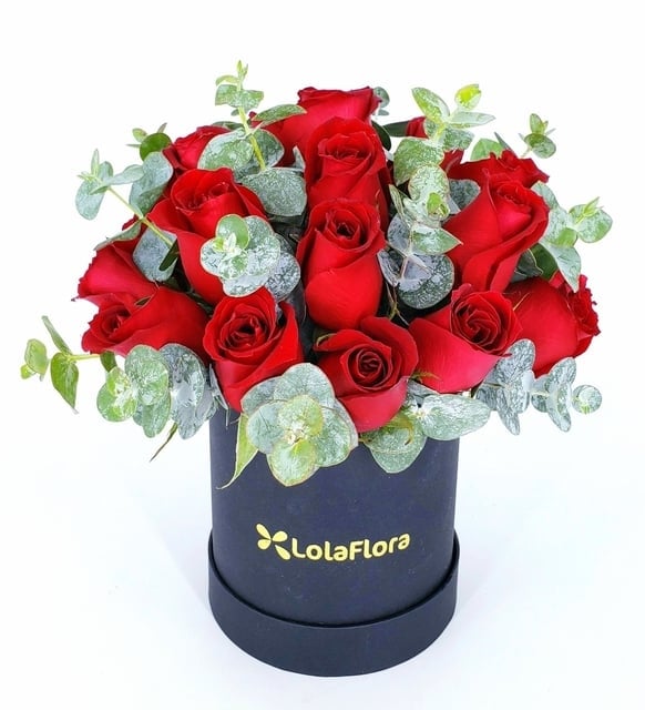 24 Red Roses in Box