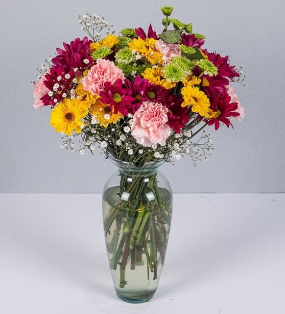 Arrangement of Mixed Daisies