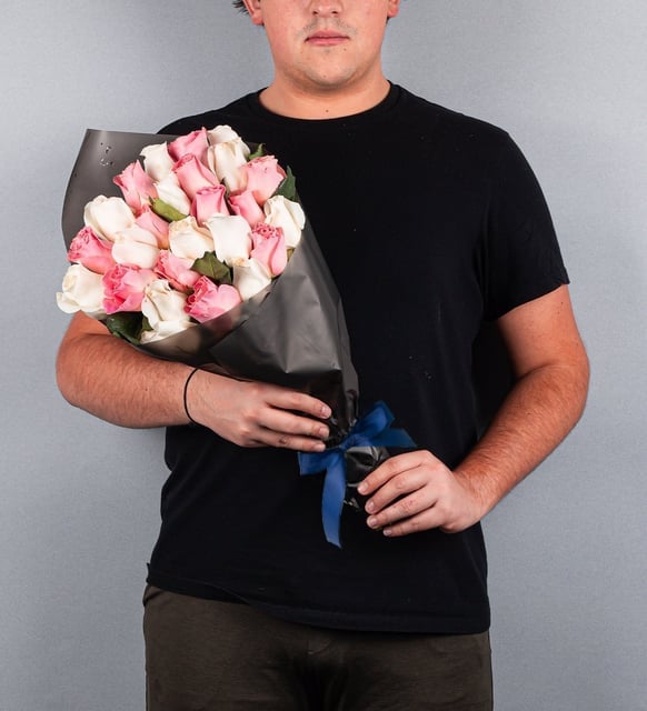 Bouquet of 24 Combined Roses