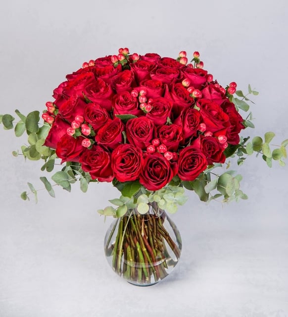 50 Red Roses