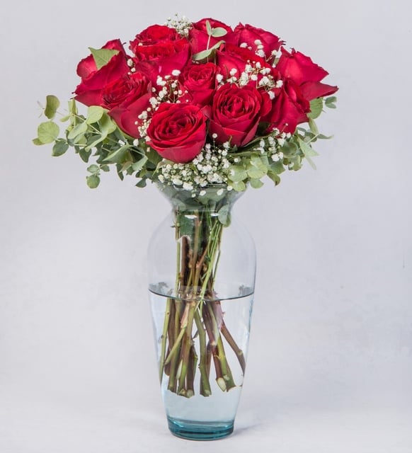 10 Red Roses