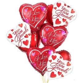 Emotional Heart Balloons! (10 Air Balloons)