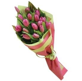 Bouquet of Pink Tulips (15 Tulips)