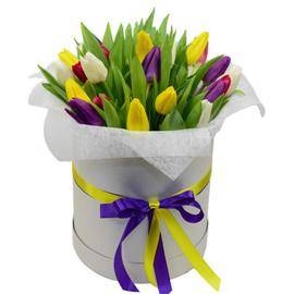 Happy Tulips Box (21 Tulips)