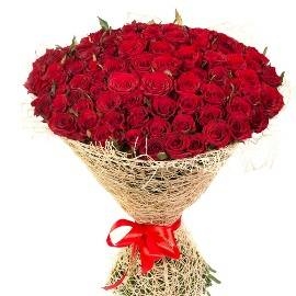 Breathless Luxury Rose Bouquet (77 Roses)