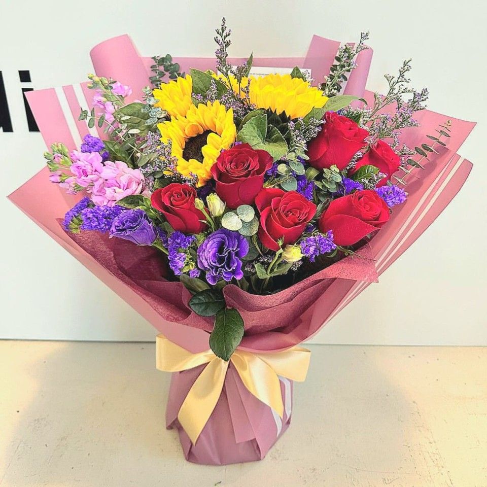 sunflower with rose (Grand)