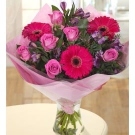 Bunch Of Pink Happiness (No Vase)