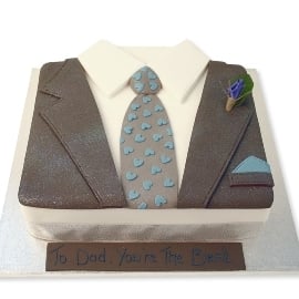 Suit & Tie Cake (15 persons / diameter 25 cm)