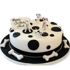 Dalmatian Dog Cake (15 persons / diameter 25 cm)