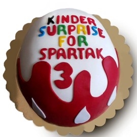 Kinder Surprise Cake (15 persons / diameter 25 cm)