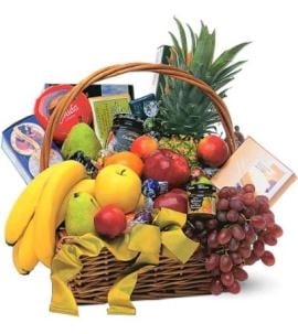 Gourmet And Fruit Basket