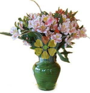 Alstroemerias in vase
