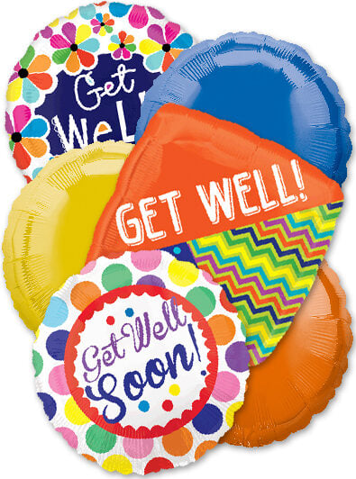 Get well soon balloons
