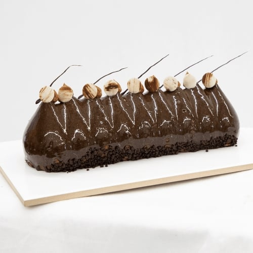 Dark Chocolate Mirror Gateau-8