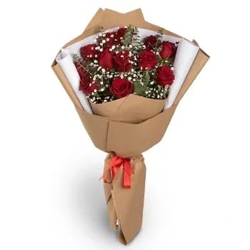OPEN BOUQUET OF 15 ROSES (Standard)