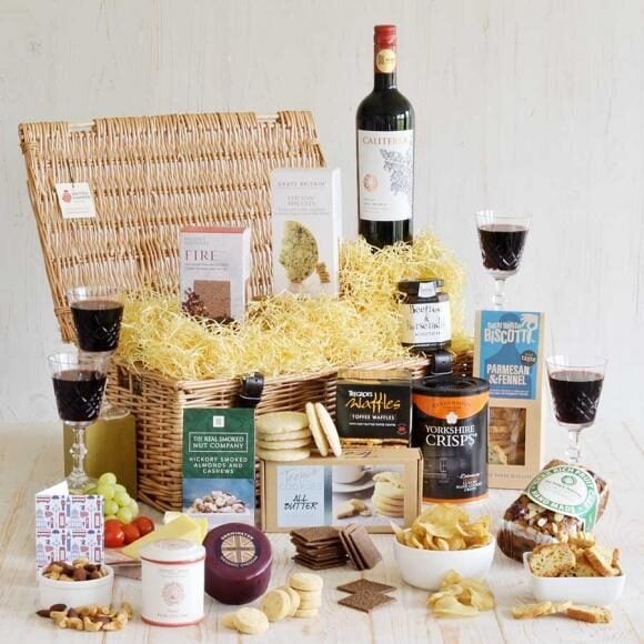 Connoisseur's Wine and Cheese Basket