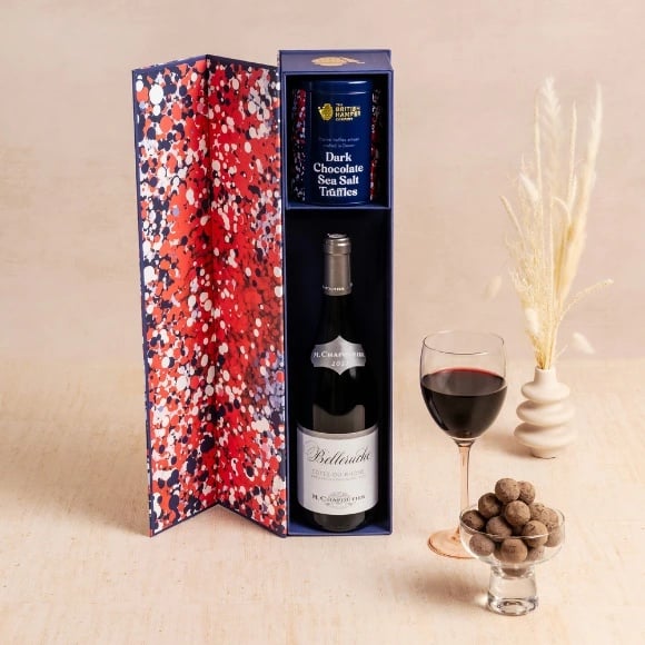 The Red Wine and Truffles Gift
