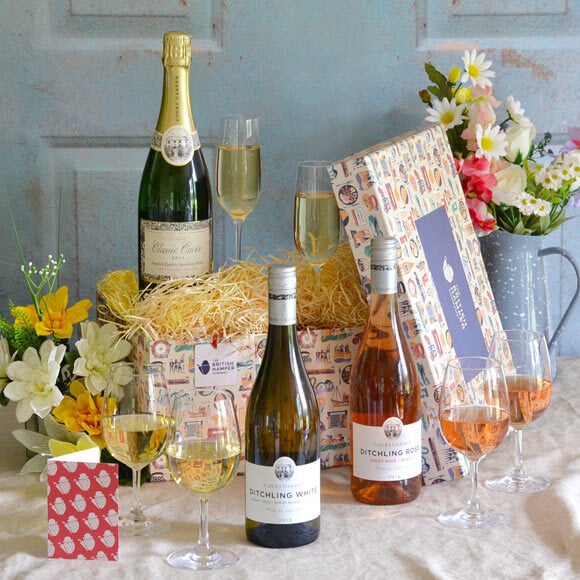 The Trio of English Wine Hamper