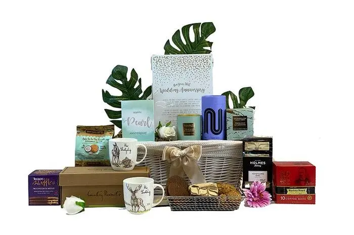 Pearl Anniversary Gift Basket