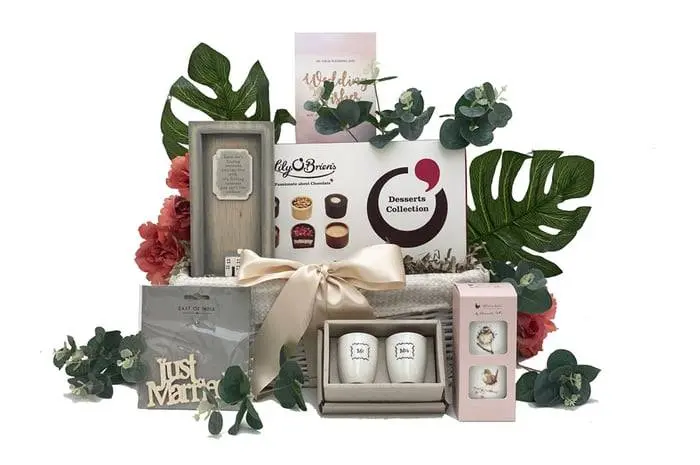 Mr and Mrs Wedding Gift Basket