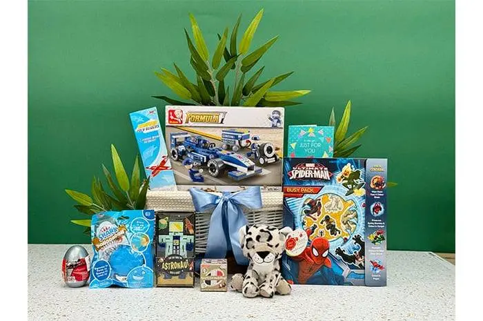 Toys for Boys Gift Basket Age 6-8