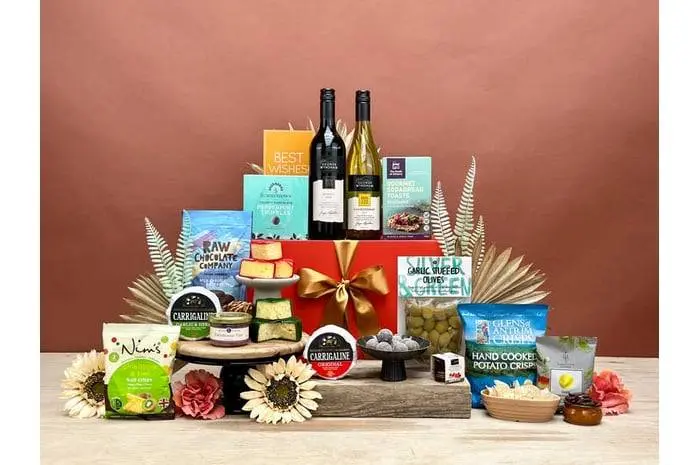 Gourmet Wine Celebration Gift Basket