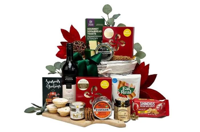 Xmas Cheese and Wine Gift