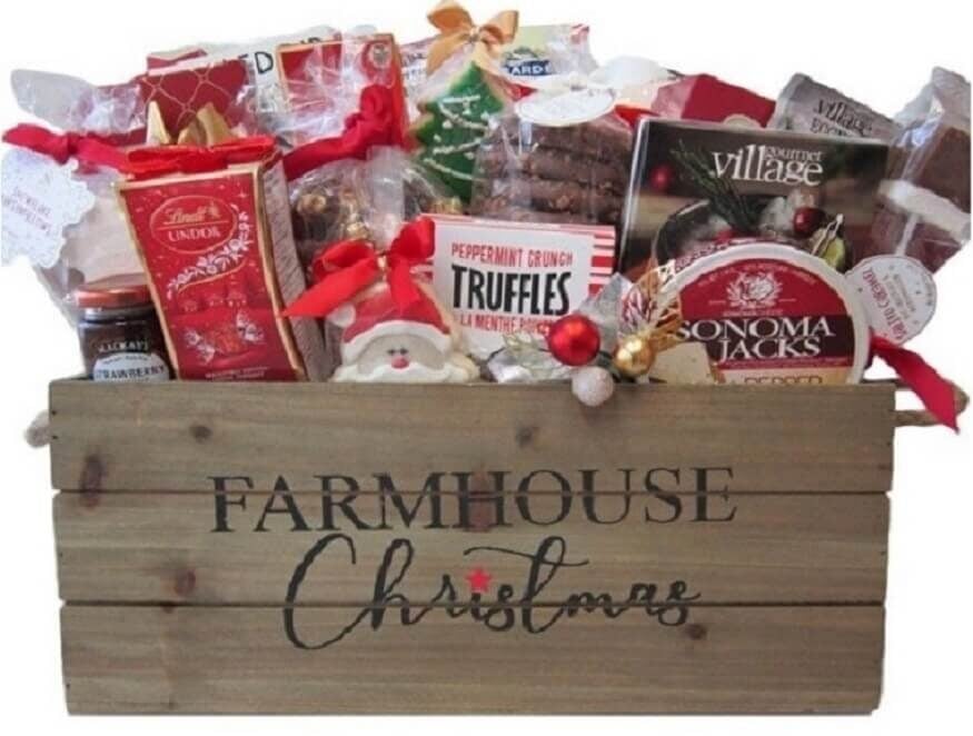 Farmhouse Christmas Crate