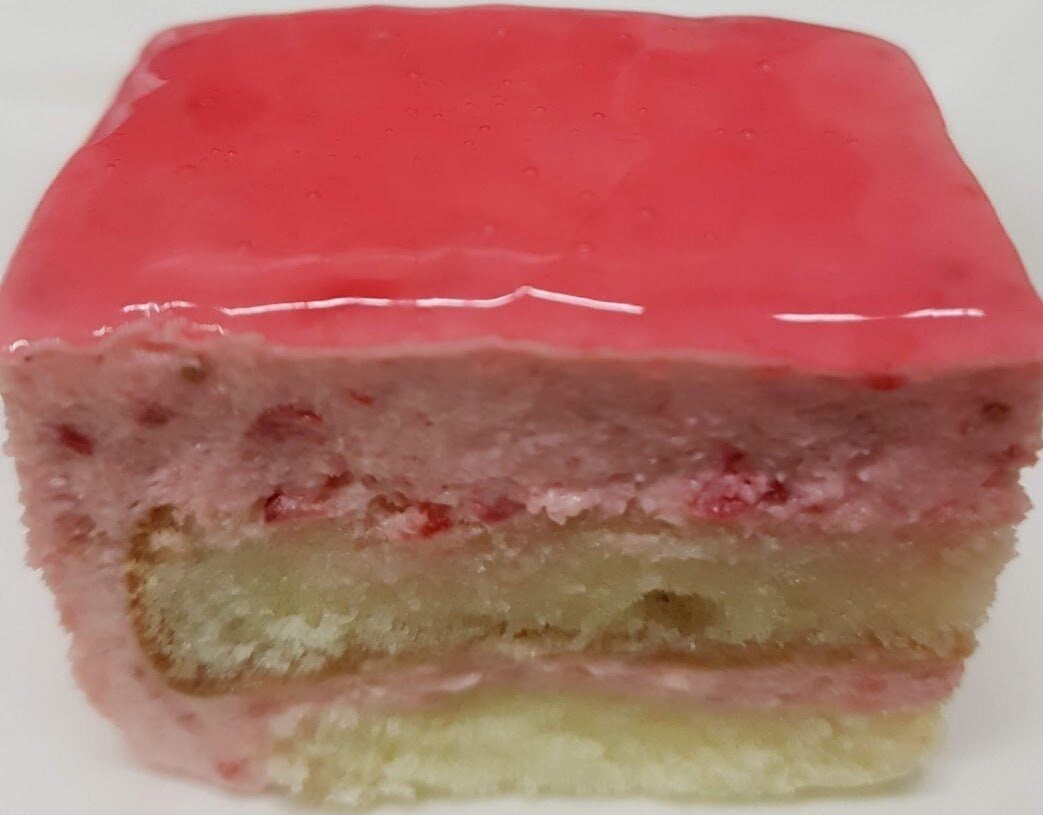 Strawberry Mousse Slab 16"X 12" Serving 25-40