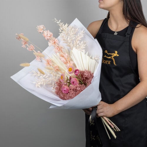 Pastel Dried Flower Bouquet