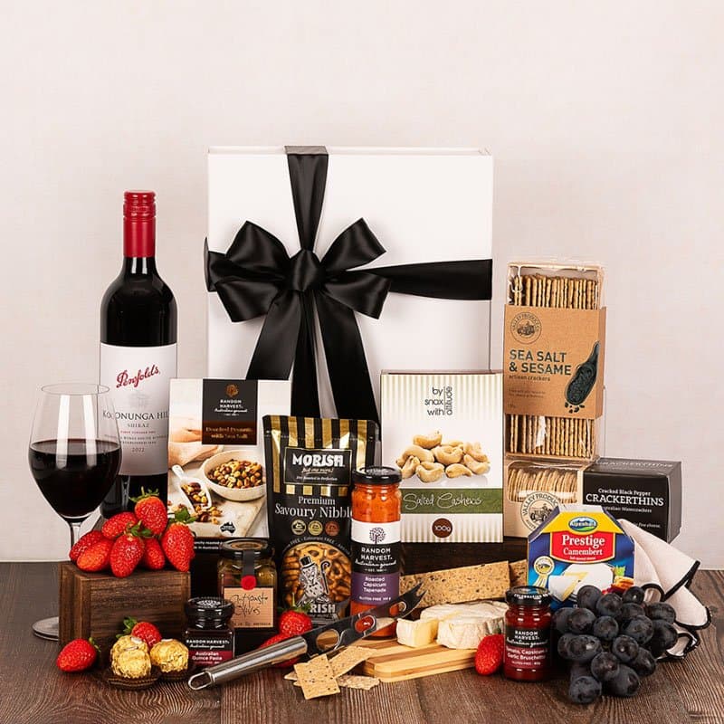 Cheese Platter & Wine Hamper