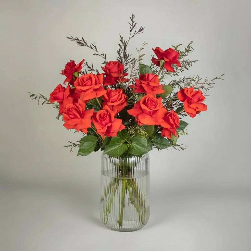 Reflexed Roses En Masse