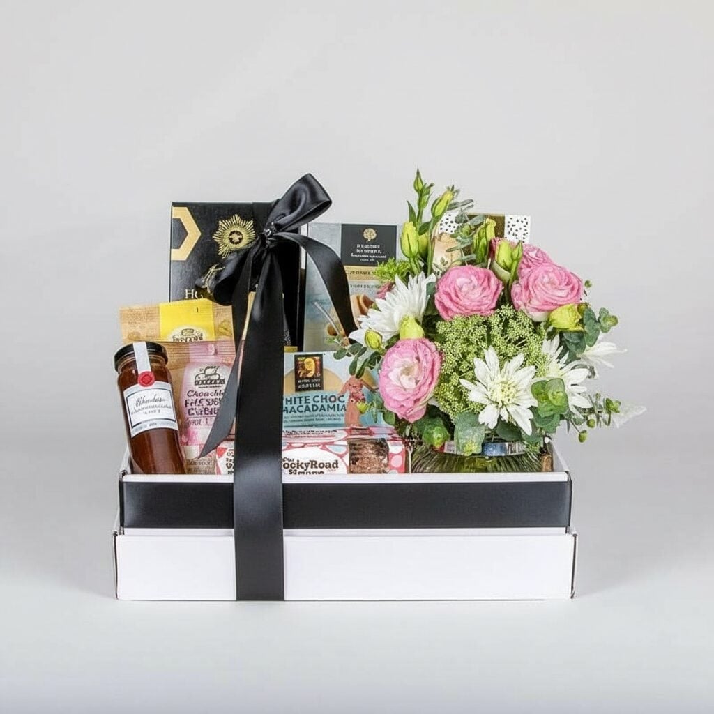 Sweet Blossoms and Treats Hamper