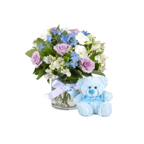 Newborn Blue Flowers (Standard)
