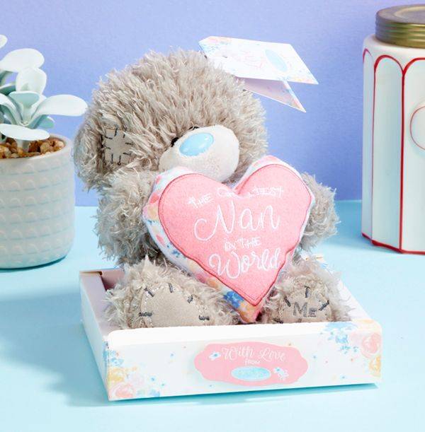 Tatty Teddy - Greatest Nan In World Heart WAS Â£12.99 NOW Â£8.99