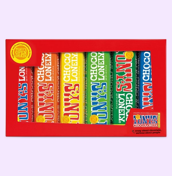 Tony's Chocolonely Rainbow Tasting Pack