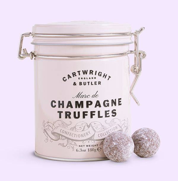 Cartwright & Butler Champagne Truffles in Tin
