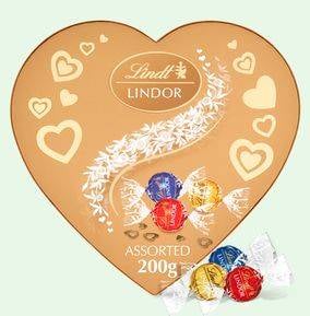 Lindt Lindor Heart Assorted Chocolate Truffles