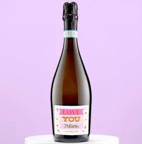 Love You Mum Personalised Prosecco