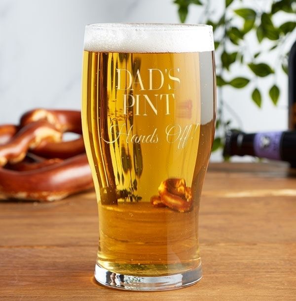 Personalised Fatherâ€™s Day Pint Glass