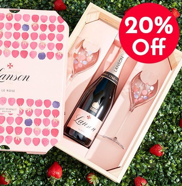 Lanson Champagne Limited Edition Fruit Market Gift Set